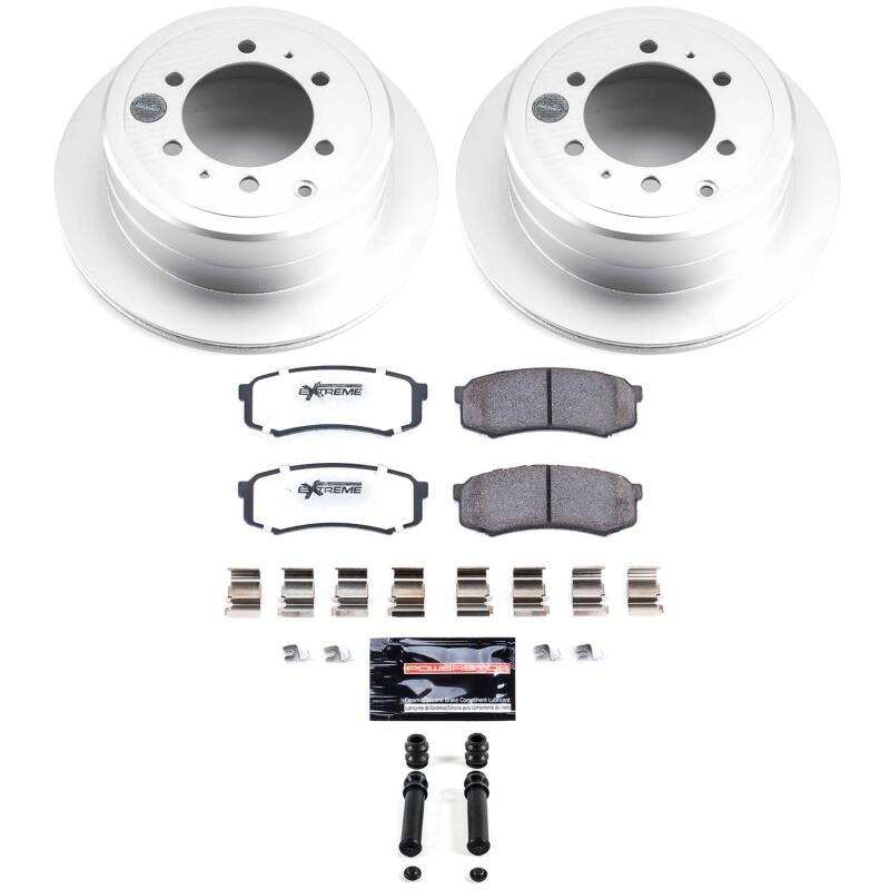 Power Stop 96-97 Lexus LX450 Rear Z36 Coated Truck & Tow Brake Kit