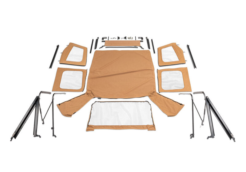 Rampage 1976-1983 CJ7/YJ  Complete Top - Spice Denim