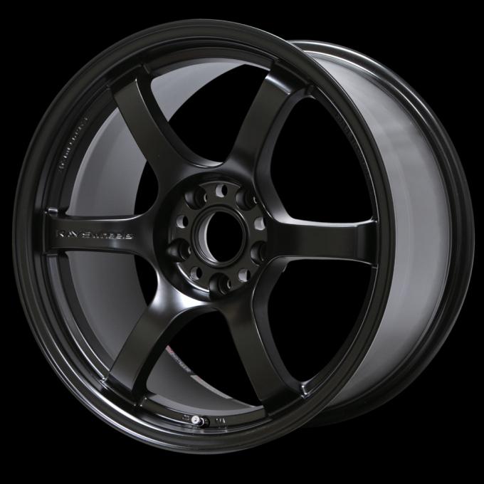 Gram Lights 57DR 18x9.5 +38 5x100 Semi Gloss Black Wheel