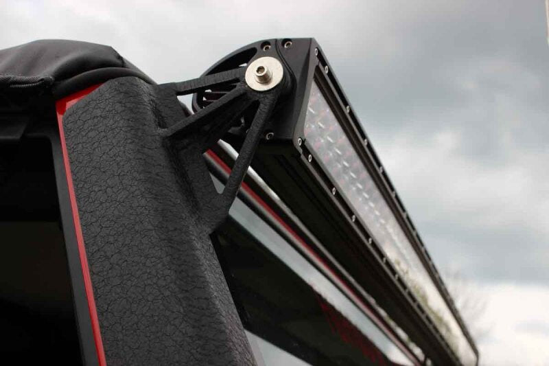 Fishbone Offroad 97-06 Jeep Wrangler TJ 52In Light Bar Bracket - Black Textured Powdercoat