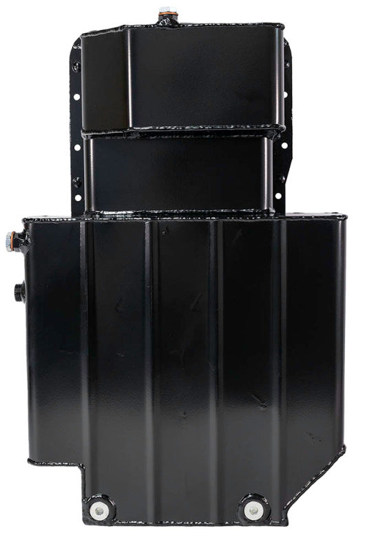 Moroso Ford 351W (w/Rear Sump) Kicked Out Circle Track Baffled Wet Sump 9qt 7.5in Steel Oil Pan