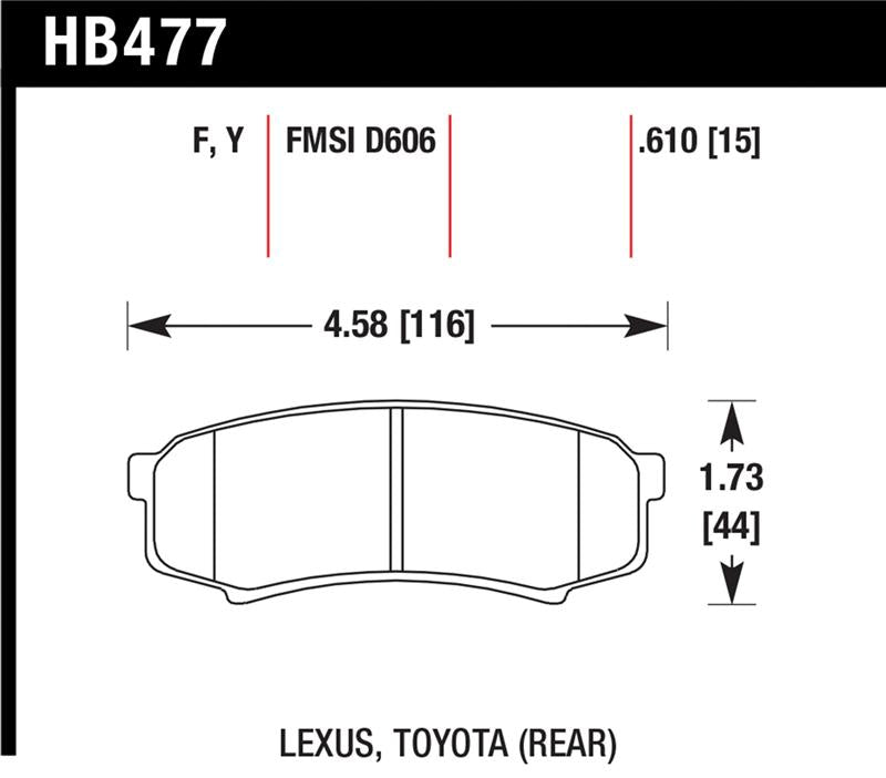 Hawk HPS Street Brake Pads