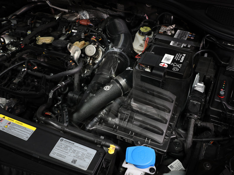 مبرد بيني aFe Bladerunner بأنابيب جانبية ساخنة وباردة لسيارة فولكس فاجن GTI L4-2.0L موديل 2002-2003 (t)