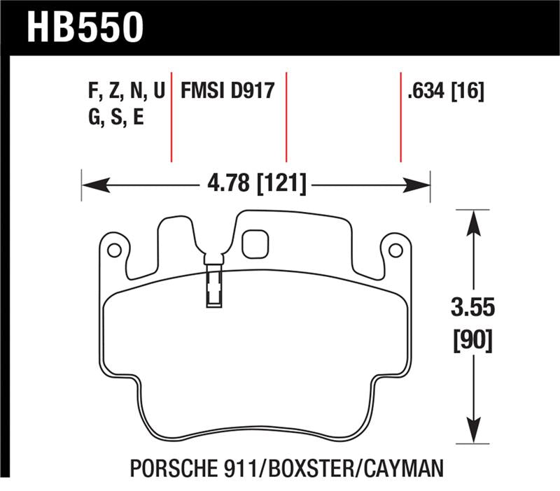 Hawk Performance Ceramic Street Brake Pads