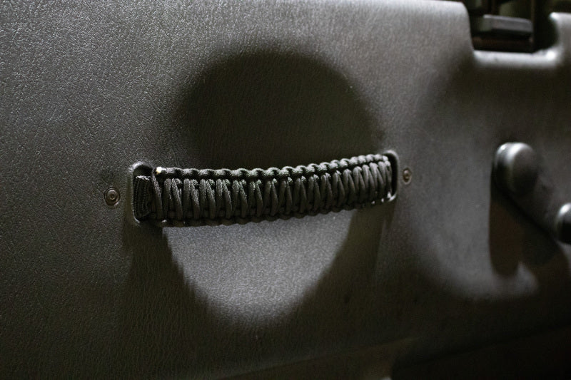 Fishbone Offroad 97-06 Jeep Wrangler Paracord Door Handles - Black