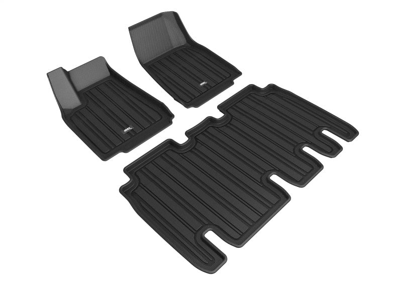 3D MAXpider 16-21 Tesla Model X 5-Seat Elitect Black R1 R2