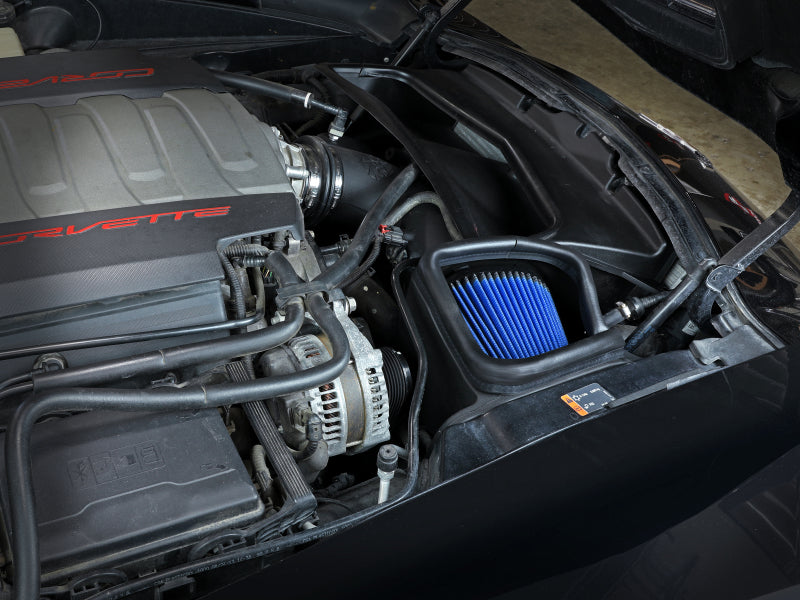 نظام سحب الهواء البارد aFe POWER Magnum FORCE Stage-2 Pro 5R لسيارة شيفروليه كورفيت (C7) V8 سعة 6.2 لتر موديل 2014-2019