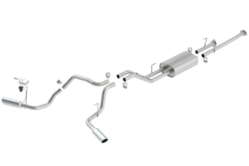 بورلا 09-15 تويوتا تندرا 4.6 لتر / 5.7 لتر V8 Crew Max / Double Cab SS عادم مزدوج منقسم Catback