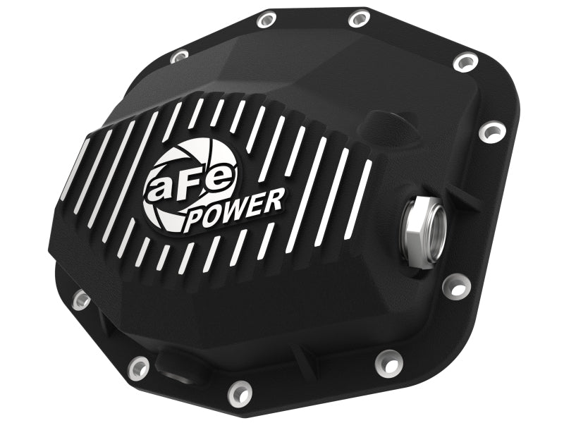 غطاء ترس تفاضلي خلفي من سلسلة aFe POWER 21-22 Ram 1500 TRX Hemi V8 6.2L (sc) PRO باللون الأسود مع آلية ميكانيكية
