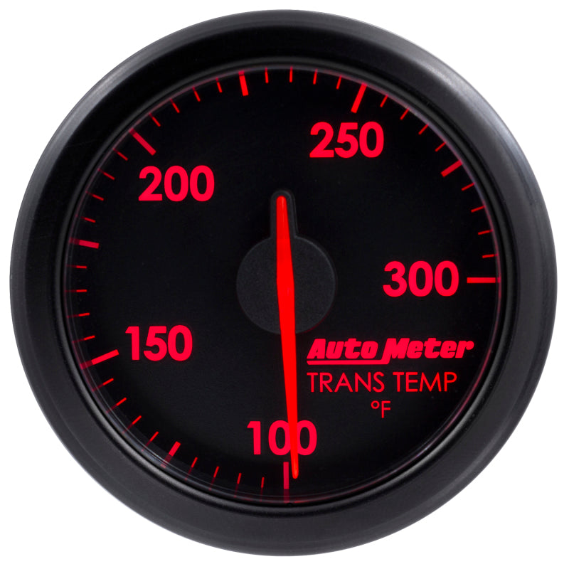 مقياس درجة حرارة ناقل الحركة Airdrive 2-1/6 بوصة من Autometer، 100-300 درجة فهرنهايت - أسود