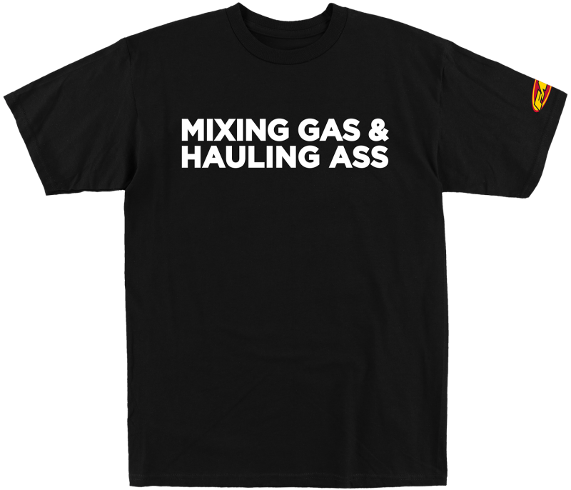 FMF Racing Gass Tee Black Large