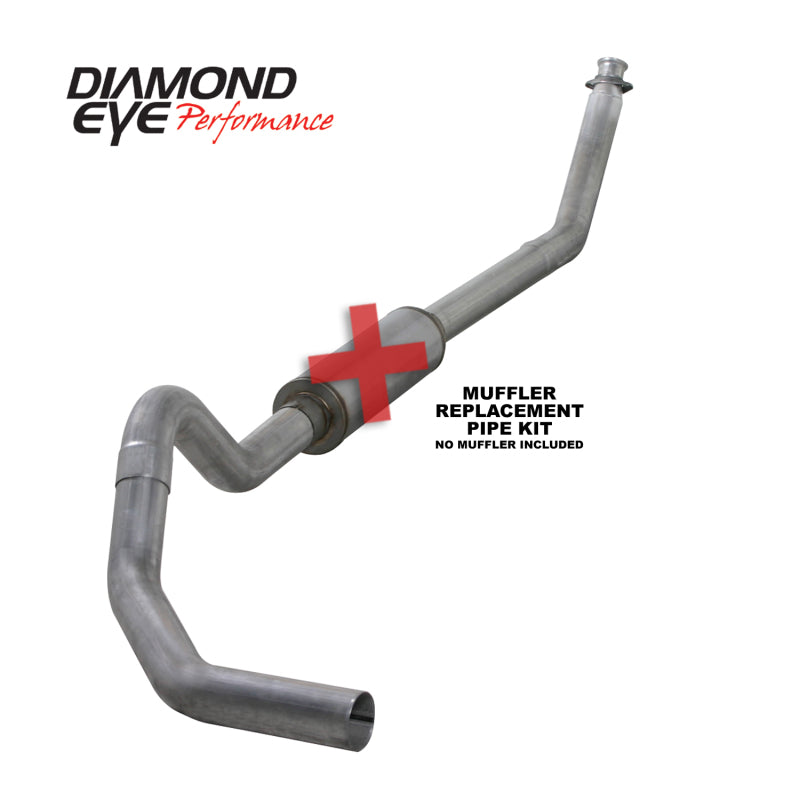 طقم عيون الماس 4 بوصة TB MFLR أنبوب RPLCMENT SGL AL: 98.5 - 02 DODGE CUMMINS 5.9L