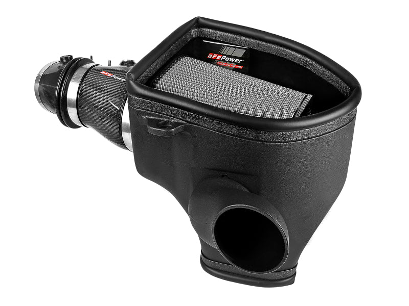 إطار aFe Magnum Force Stage-2 Track Series من ألياف الكربون AIS مع محرك Pro Dry S Media-18 Dodge Challenger V8 سعة 6.2 لتر