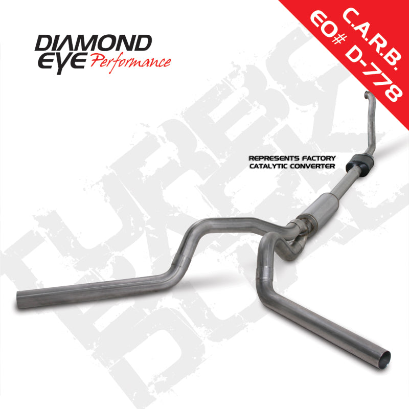 طقم عيون الماس 4 بوصة TB مزدوج SS: 94-97 فورد 7.3 لتر F250/F350 PWRSTROKE NFS مع معايير مكافئة للمكربن