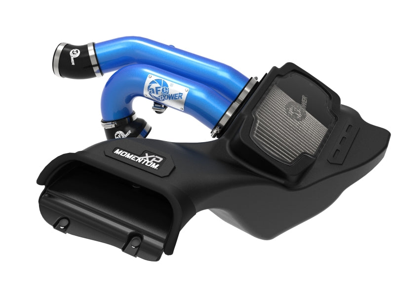 aFe 21-22 Ford F-150 Raptor V6-3.5L(tt) Momentum XP نظام سحب الهواء البارد أزرق مع فلتر Pro Dry S