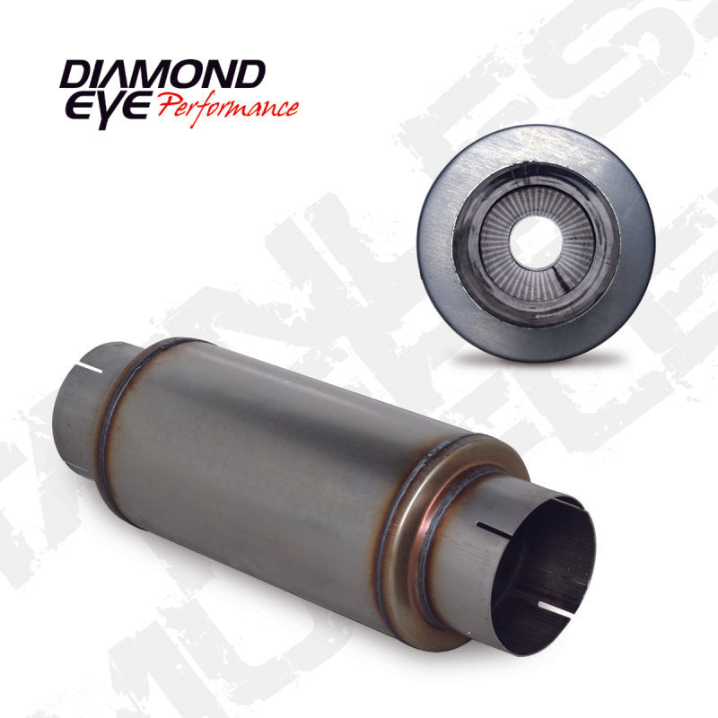 عين الماس MFLR 5inID SGL IN/SGL OUT 7inDIA X 14in BODY 20in LENGTH PERF SLOTTED ENDS 409 SS