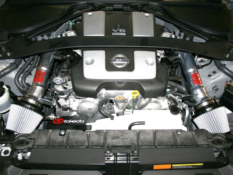 نظام سحب الهواء البارد aFe Takeda Stage-2 Pro DRY S لسيارة نيسان 370Z موديل 09-17 V6 سعة 3.7 لتر