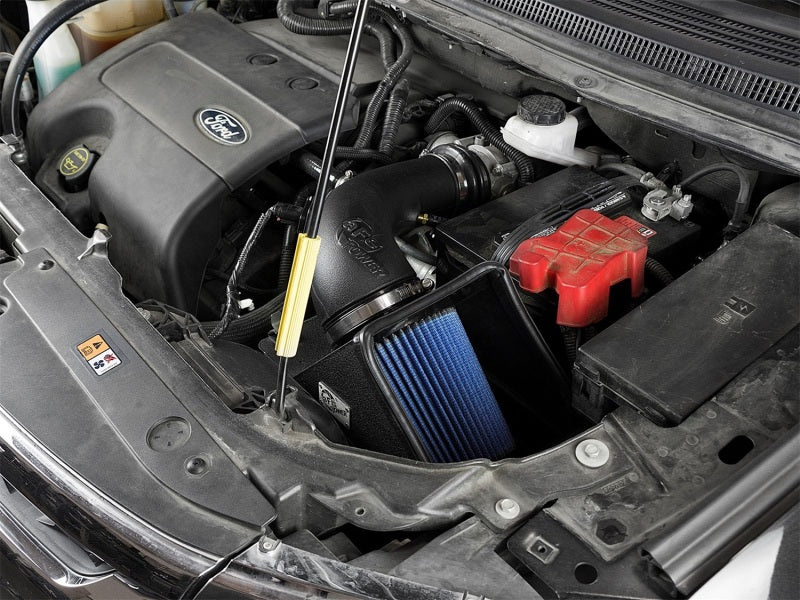 نظام سحب الهواء البارد aFe Magnum FORCE Stage-2 Pro 5R لسيارة فورد إيدج V6 سعة 3.5 لتر موديل 2009-2014