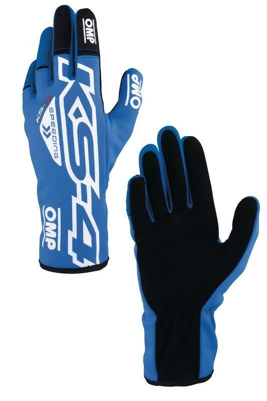 OMP KS-4 KART GLOVES MINT GREEN SZ 5 (KIDS)