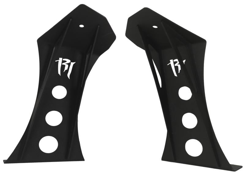 Rigid Industries Jeep JK - A-Pillar Mount Kit - Mounts set of Dually/D2