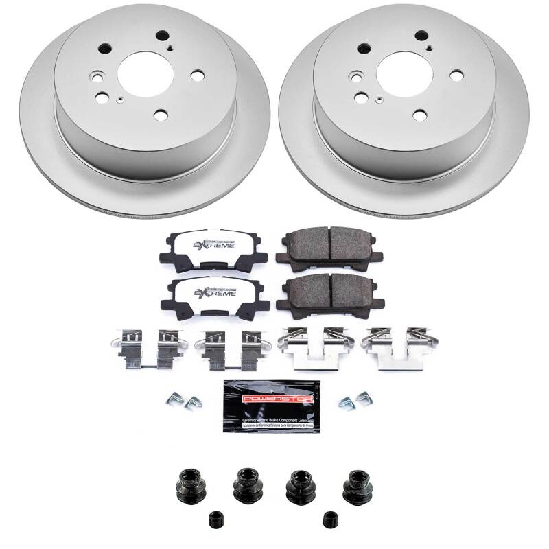 Power Stop 04-06 Lexus RX330 Rear Z36 Coated Truck & Tow Brake Kit