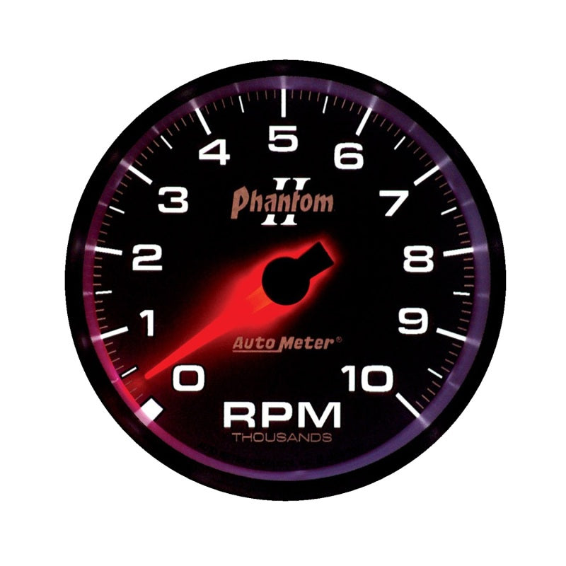 مقياس سرعة الدوران في لوحة القيادة Autometer Phantom II مقاس 3-3/8 بوصة بسرعة 10000 دورة في الدقيقة