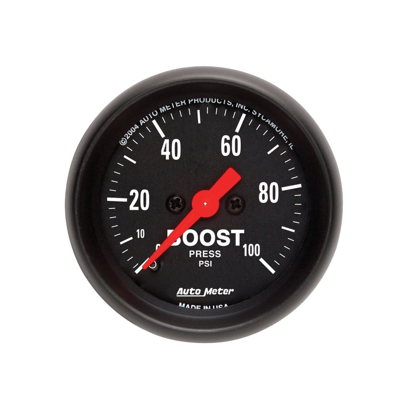 سلسلة Autometer Z مقاس 52 مم 0-100 رطل لكل بوصة مربعة تعزيز ميكانيكي