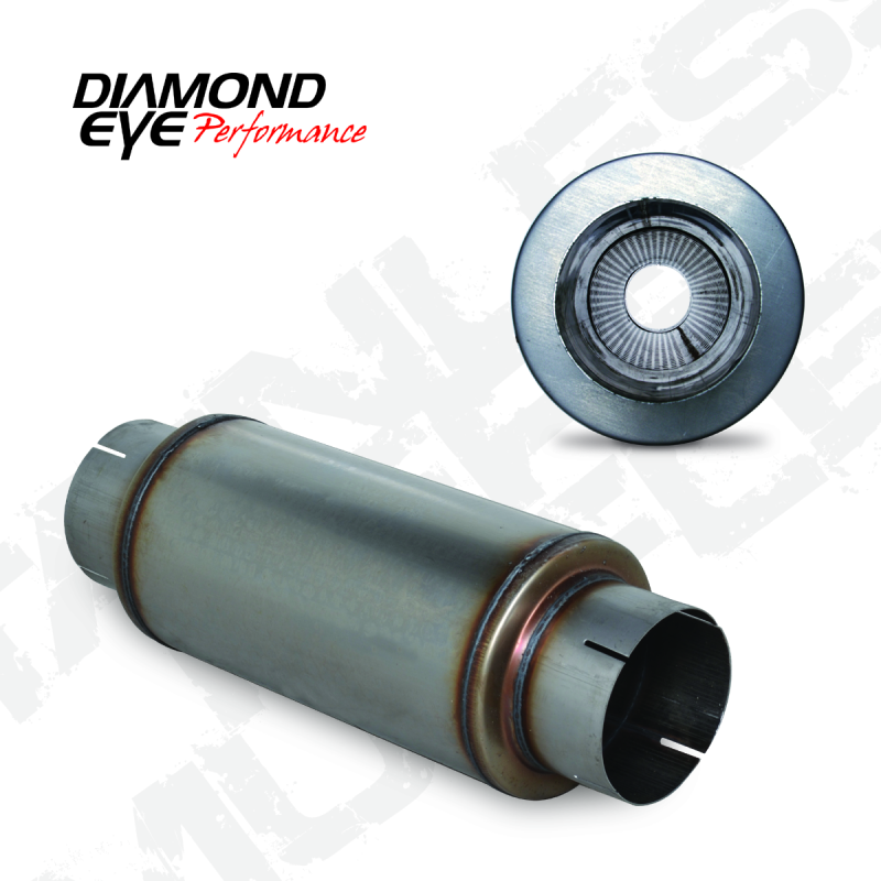 عين الماس MFLR 5inID SGL IN/SGL OUT 7inDIA X 14in BODY 20in LENGTH PERF SLOTTED ENDS 409 SS