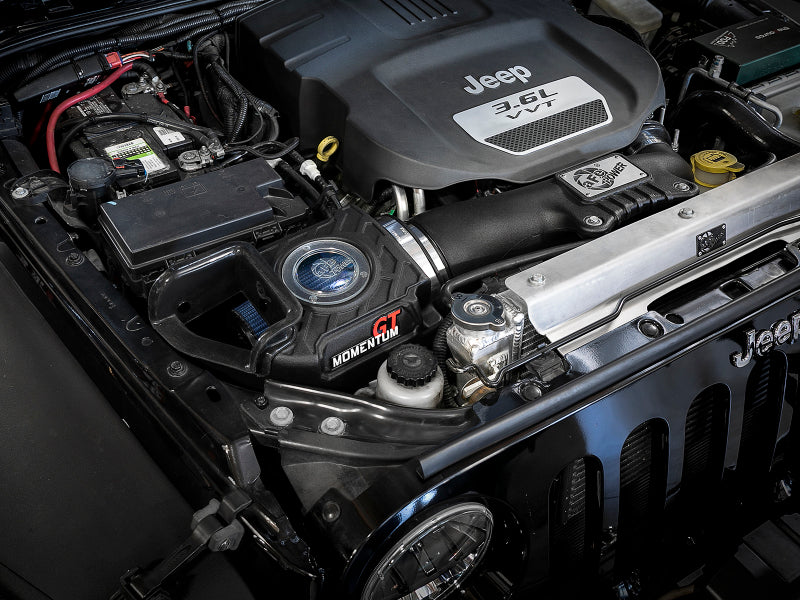 نظام سحب الهواء البارد aFe Momentum GT Pro 5R لسيارة جيب رانجلر JK V6 سعة 3.6 لتر موديل 2012-2018