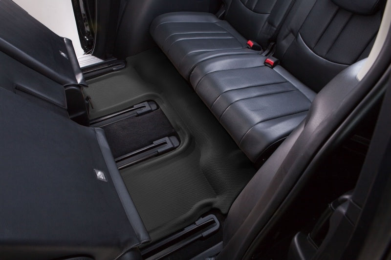3D MAXpider 22-24 Nissan Pathfinder 7-Seat Kagu Black Floor Mat - Row 3