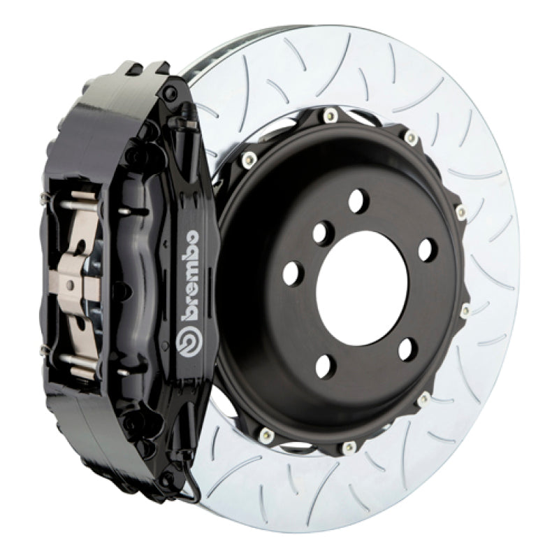 بريمبو 92-98 318i/325i (باستثناء xDrive) Fr GT BBK 6Pist Cast 355x32 2pc Rotor Slotted Type3-Black