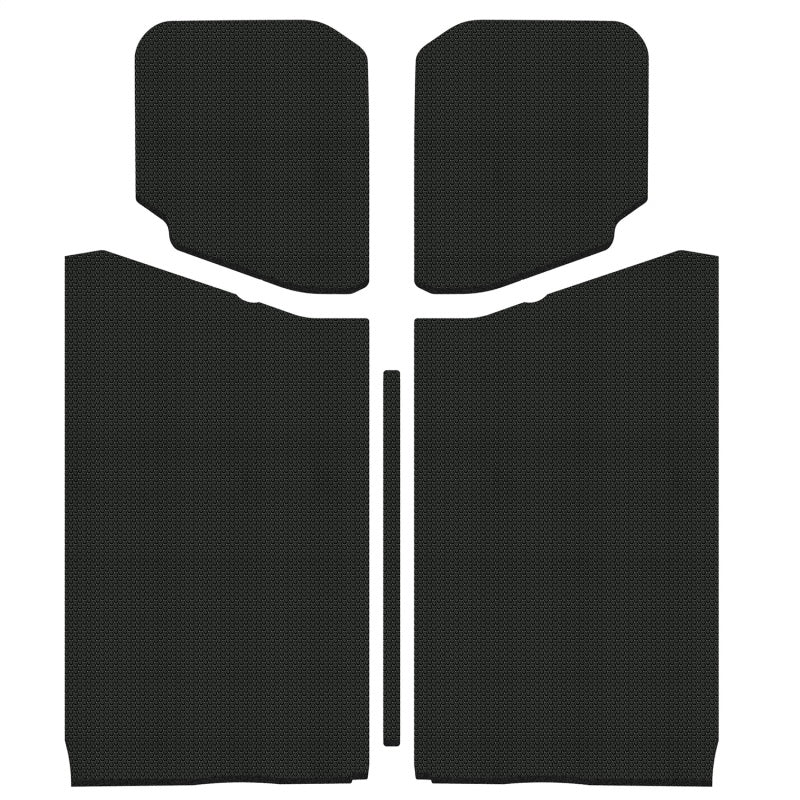 DEI 18-23 Jeep Wrangler JL 2 Door Boom Mat بطانة سقف - 5 قطع - أسود