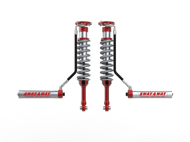 طقم ملف لولبي أمامي aFe Sway-A-Way 10-14 F150/Raptor 6.2L 2.5 مع خزانات عن بُعد وضابط ضغط
