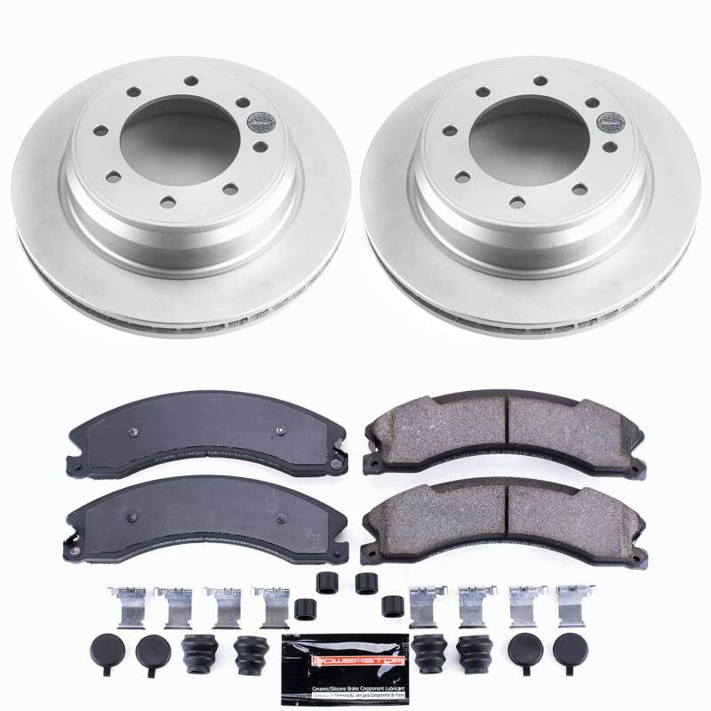 Power Stop 12-21 Nissan NV1500 Rear Z23 Coated Brake Kit