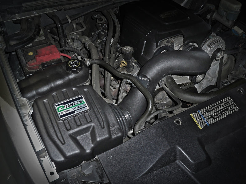 نظام سحب الهواء البارد aFe Quantum مع Pro Dry S Media 09-13 GM Silverado / Sierra V8-4.8/5.3/6.2L