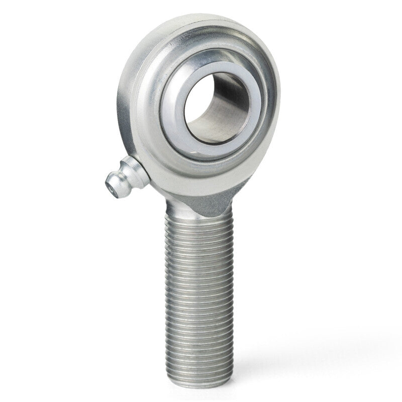 QA1 C Series 2-Pc Rod End - Male/Right Hand - 14mm Bore x M14x2.0 w/Zerk - Carbon Steel