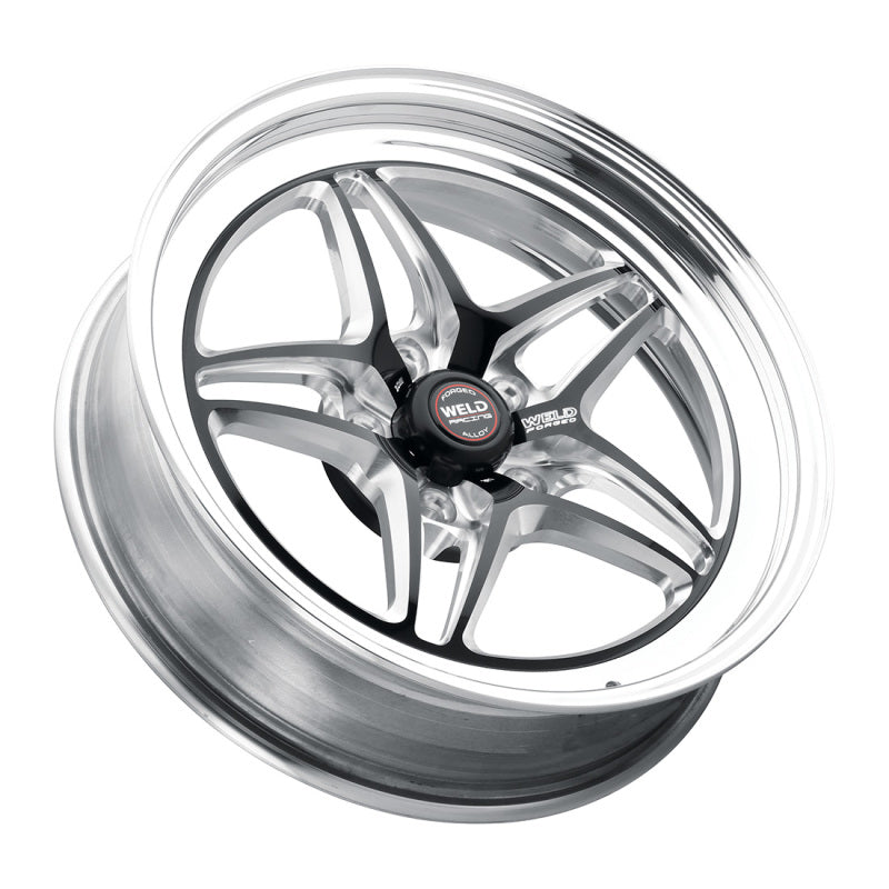 Weld S81 17x5 / 5x120 BP / 2.2in. BS (-21mm Offset) Black Wheel (High Pad)