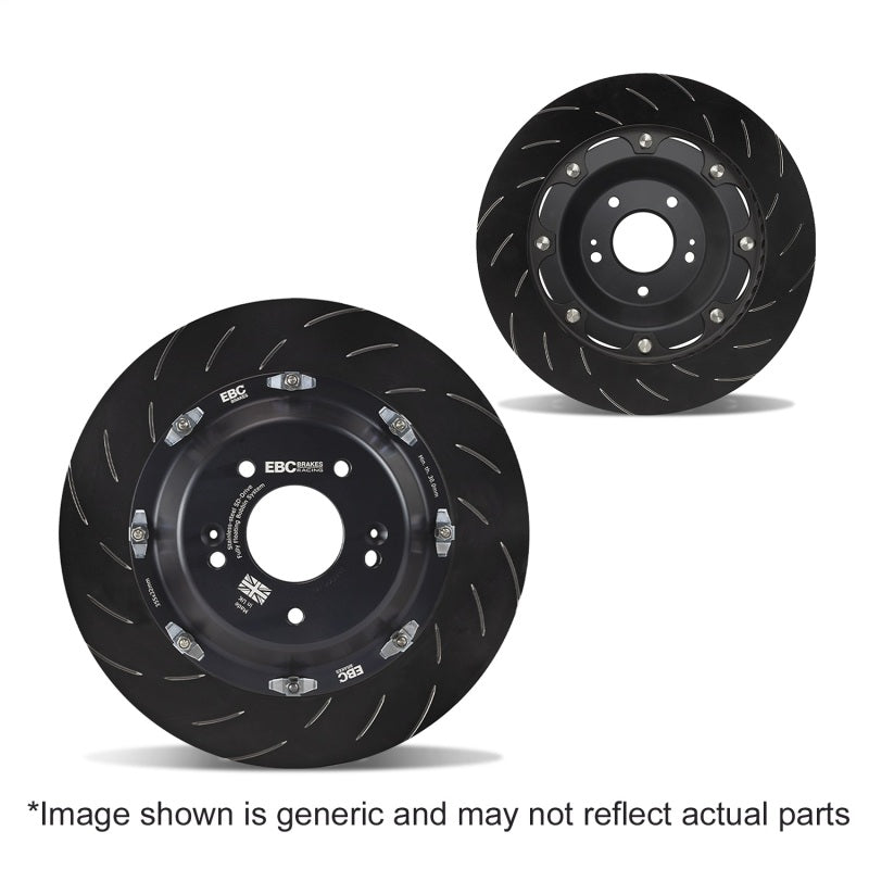 EBC Racing 23-24 Nissan Z (RZ34) Performance 3.0TT Front 380mm 2 Pc Rotor Replacement (Pair)