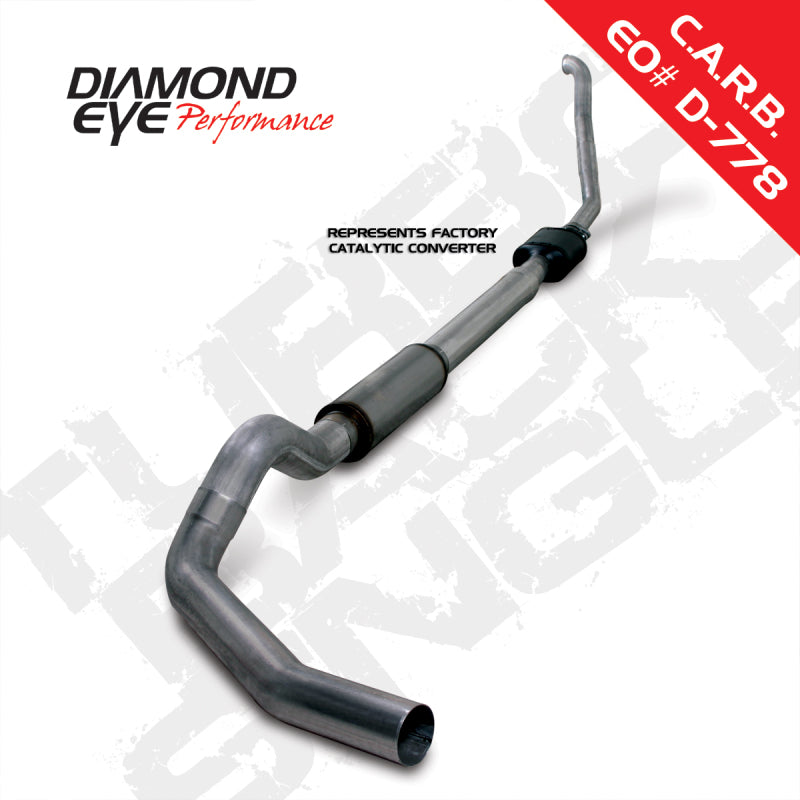 طقم عيون الماس 5 بوصة TB SGL SS: 94-97 FORD 7.3L F250/F350 PWRSTROKE NFS مع معايير مكافئة للمكربن
