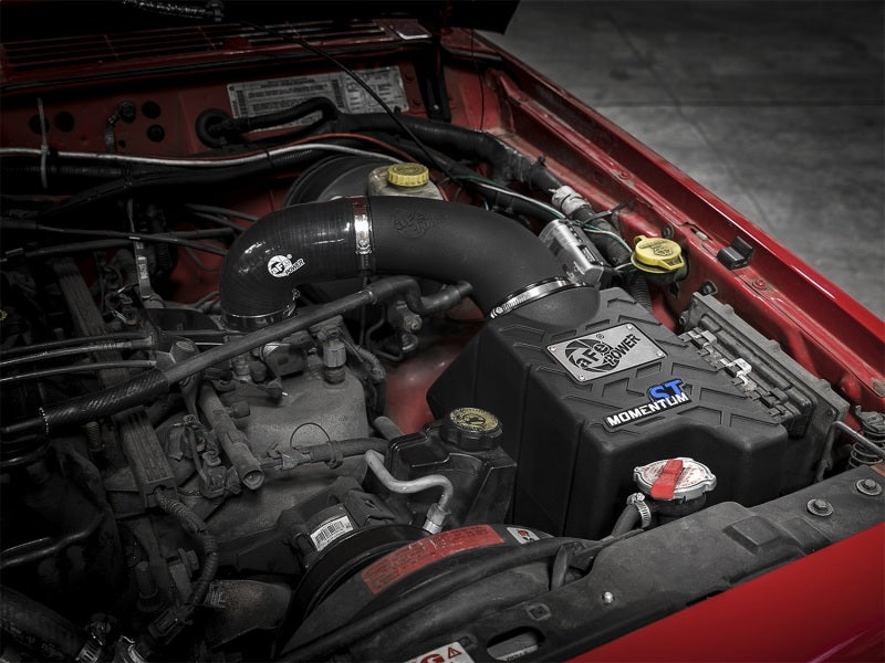نظام سحب الهواء البارد aFe Momentum ST Pro DRY S لسيارة جيب شيروكي (XJ) I6 سعة 4.0 لتر موديل 97-01