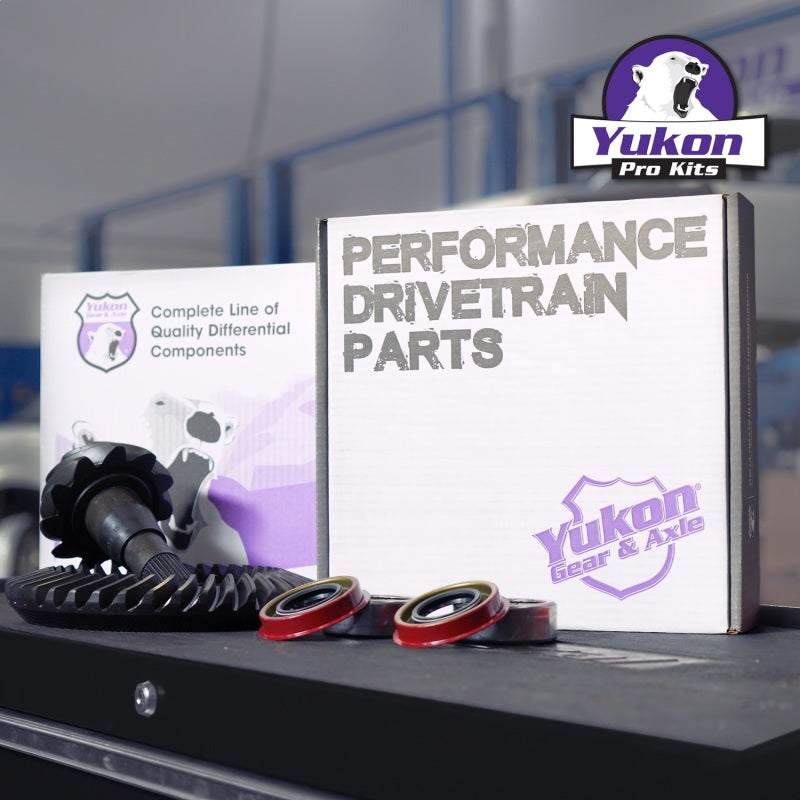 Yukon Gear 8.8in Ford 3.73 Rear Ring & Pinion Install Kit 2.53in OD Axle Bearings and Seals