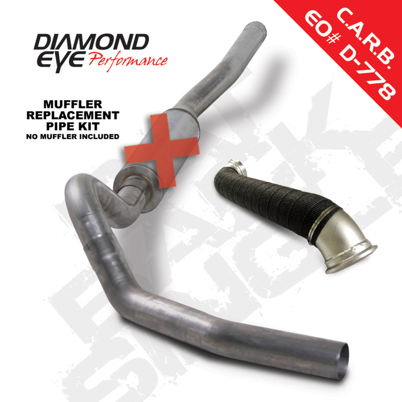 طقم عيون الماس 4 بوصات CB MRP SGL مع TDP SS 06-07 Chevy/GMC 6.6L Duramax 2500/3500