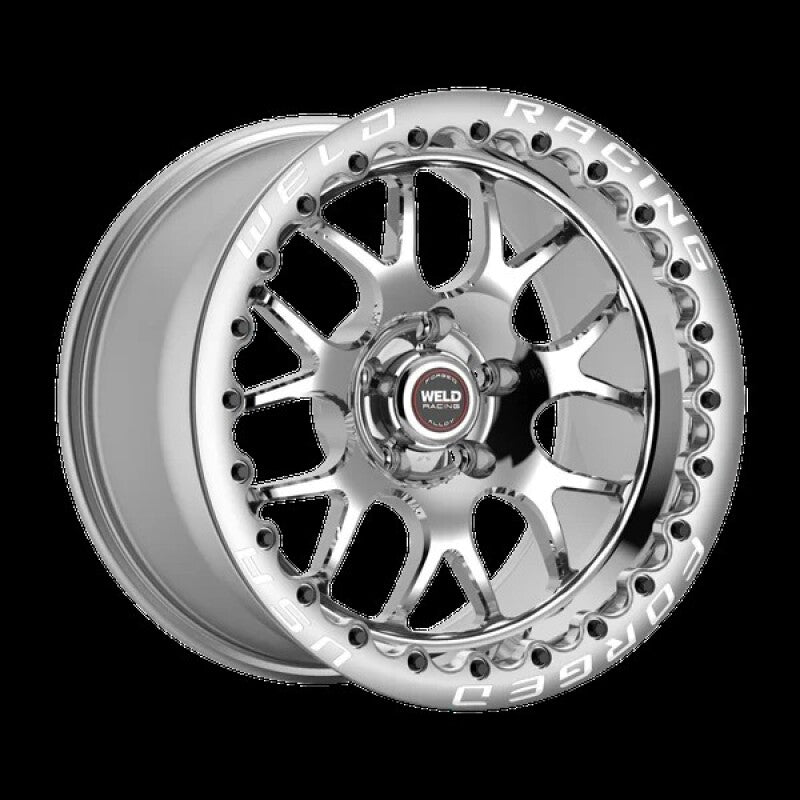 Weld S77 15x10 / 5x135 BP / 5.5in BS (Med Pad) Polished Wheel - Polished SBL MT