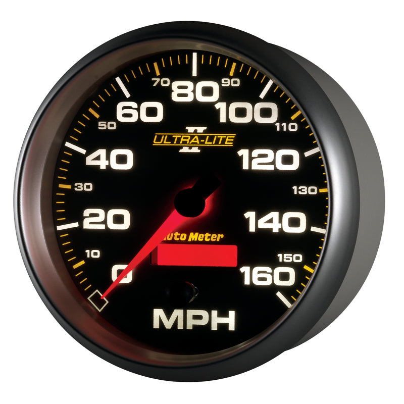 عداد السرعة القابل للبرمجة Autometer Ultra-Lite II مقاس 5 بوصات وسرعة 160 ميلاً في الساعة FSE