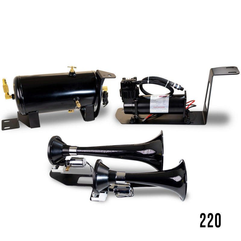 Kleinn 19-23 Ford Ranger Onboard Air System w/ Model 220 Horns