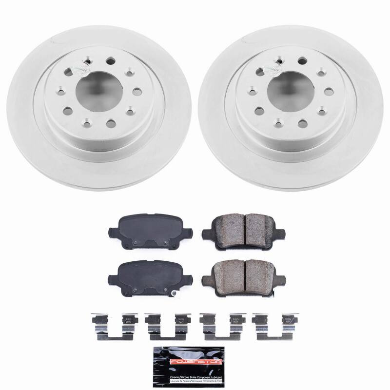 Power Stop 17-18 Buick LaCrosse Rear Z23 Coated Brake Kit