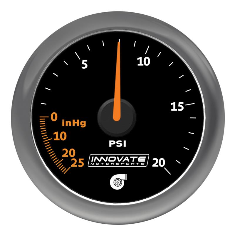 Innovate MTX-AL Analog Air/Fuel Ratio Gauge Kit - Black Dial