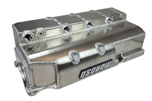 Moroso BBC Mark IV 4 Pickup Dry Sump 7-1/2in Deep Aluminum Oil Pan (w/o Starter Notch)