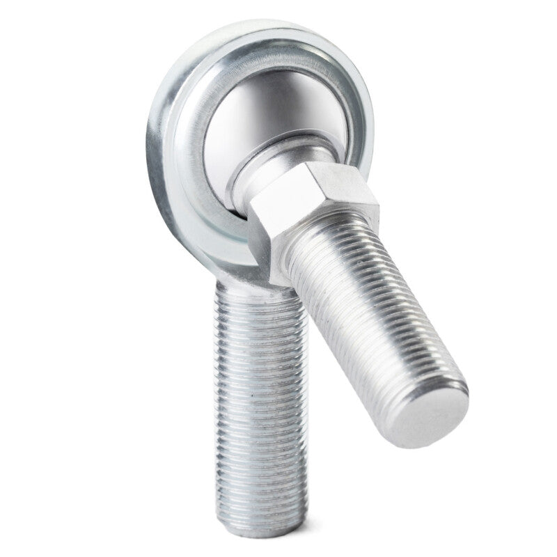 QA1 C Series 2-Pc Rod End - Male/Right Hand - .375in Bore x 3/8-24 w/Stud - Carbon Steel