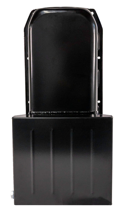 Moroso Pre-85 Chevrolet SBC (w/2 Piece Rear Main Seal) Wet Sump 7qt 8.25in Steel Oil Pan - Black